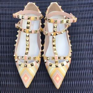 Valentino Garavani - Rockstud Native Couture Flats